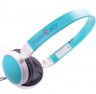 Наушники проводные Turbosky RH-02 бирюзовый. Гарнитура Turbosky RH-02 Turquoise.
